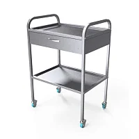 Стол медицинский инструментальный СМИ-02-01 из нержавеющей стали — купить в Медмебель.ру