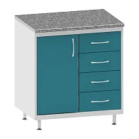 Тумба медицинская ТМ-14-МД со столешницей стандарт плюс — купить в Медмебель.ру