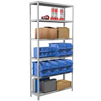 Стеллаж металлический MS Standart 200/100x40/6 — купить в Медмебель.ру