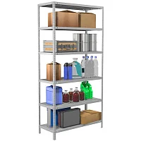 Стеллаж металлический MS Standart 220/100x40/6 — купить в Медмебель.ру