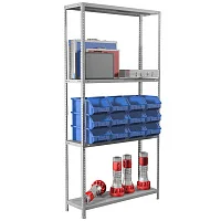 Стеллаж MS Standart 185KD/70x30/4 — купить в Медмебель.ру