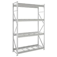 Стеллаж MS Pro 250/150x60/4 с сетчатыми полками — купить в Медмебель.ру