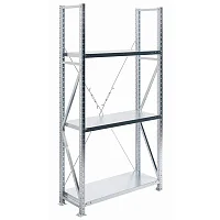 Стеллаж MS U 200/100x40/3 (Нагрузка на полку 300) — купить в Медмебель.ру