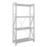 Стеллаж MS U 200x100x40/4 перфорированные полки