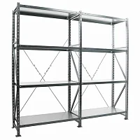 Стеллаж MS U 200/200(100+100)x50/8 (4+4) (Нагрузка на полку 300) — купить в Медмебель.ру