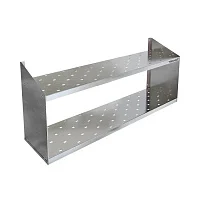 Полка настенная перфорированная 2 уровня ПН-671/1000 — купить в Медмебель.ру