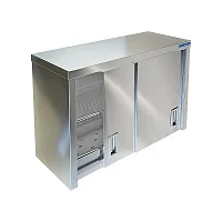 Полка-шкаф настенная закрытая двери-купе для сушки посуды ПН-324/1200 — купить в Медмебель.ру