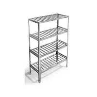 Стеллаж с решетчатыми полками СТР-274/1000 — купить в Медмебель.ру