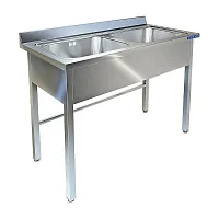 Ванна моечная двухсекционная ВМ-22/668 — купить в Медмебель.ру