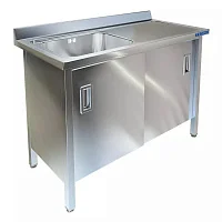 Ванна моечная с рабочей поверхностью двери-купе ВМ-35/668Лев — купить в Медмебель.ру