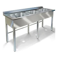 Ванна моечная трехсекционная ВМ-42/657 — купить в Медмебель.ру