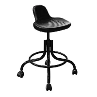 Табурет винтовой с полиуретановым сиденьем Т08 со спинкой — купить в Медмебель.ру