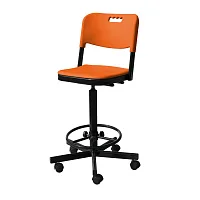 Лабораторный стул с пластиком высокий КР19(В) — купить в Медмебель.ру