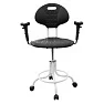 Кресло винтовое полиуретан с подлокотниками КР10-1