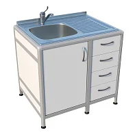 Мойка медицинская ММ 13.009al — купить в Медмебель.ру