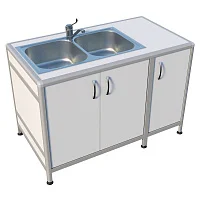 Мойка медицинская ММ 13.010al — купить в Медмебель.ру