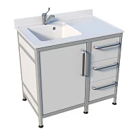 Мойка медицинская ММ 13.019al — купить в Медмебель.ру