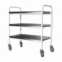 Тележка для перевозки малогабаритных медицинских изделий АСК ТБ.02.00 — купить в Медмебель.ру