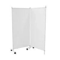 Ширма медицинская двухсекционная АСК ШМ.02.00 на колесах — купить в Медмебель.ру