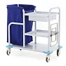 Тележка медицинская МСТ05 TM-019AH-00 для белья и терапевтических задач