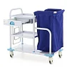 Тележка медицинская МСТ05 TM-019AH-00 для белья и терапевтических задач
