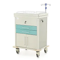 Столик-тележка ЕТ016 ТМ-009АН-00 для экстренной помощи и реанимации — купить в Медмебель.ру
