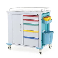 Столик-тележка РМТ01 TM-007AH-01 для процедурных и терапевтических задач — купить в Медмебель.ру