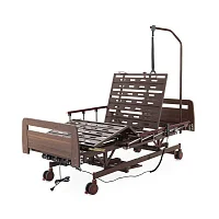 Кровать электрическая Med-Mos DB-6 (ЛДСП венге) с аккумулятором и удлинением — купить в Медмебель.ру