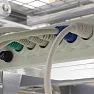 Кровать электрическая Med-Mos DB-2B с поворотным креслом в правую сторону (светлое дерево) с регулировкой высоты ложемента