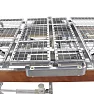 Кровать электрическая Med-Mos DB-2B с поворотным креслом в левую сторону (коричневый) с регулировкой высоты ложемента