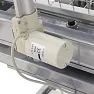 Кровать электрическая Med-Mos DB-2B с поворотным креслом в левую сторону (коричневый) с регулировкой высоты ложемента