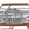 Кровать электрическая Med-Mos DB-2B с поворотным креслом в правую сторону (коричневый) с регулировкой высоты ложемента