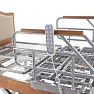 Кровать электрическая Med-Mos DB-2B с поворотным креслом в правую сторону (коричневый) с регулировкой высоты ложемента