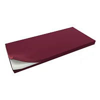 Матрас медицинский 2000x900x80, ППУ 20, чехол Эконом, П-молния, бордовый — купить в Медмебель.ру