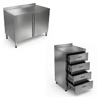 Столы-тумбы из нержавеющей стали — купить в Медмебель.ру